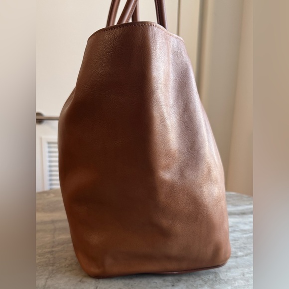 GABRIELA HEARST Mcewan Tote XL Oversized Brown Carryon Leather Bag Shopper Jumbo - Picture 4 of 16